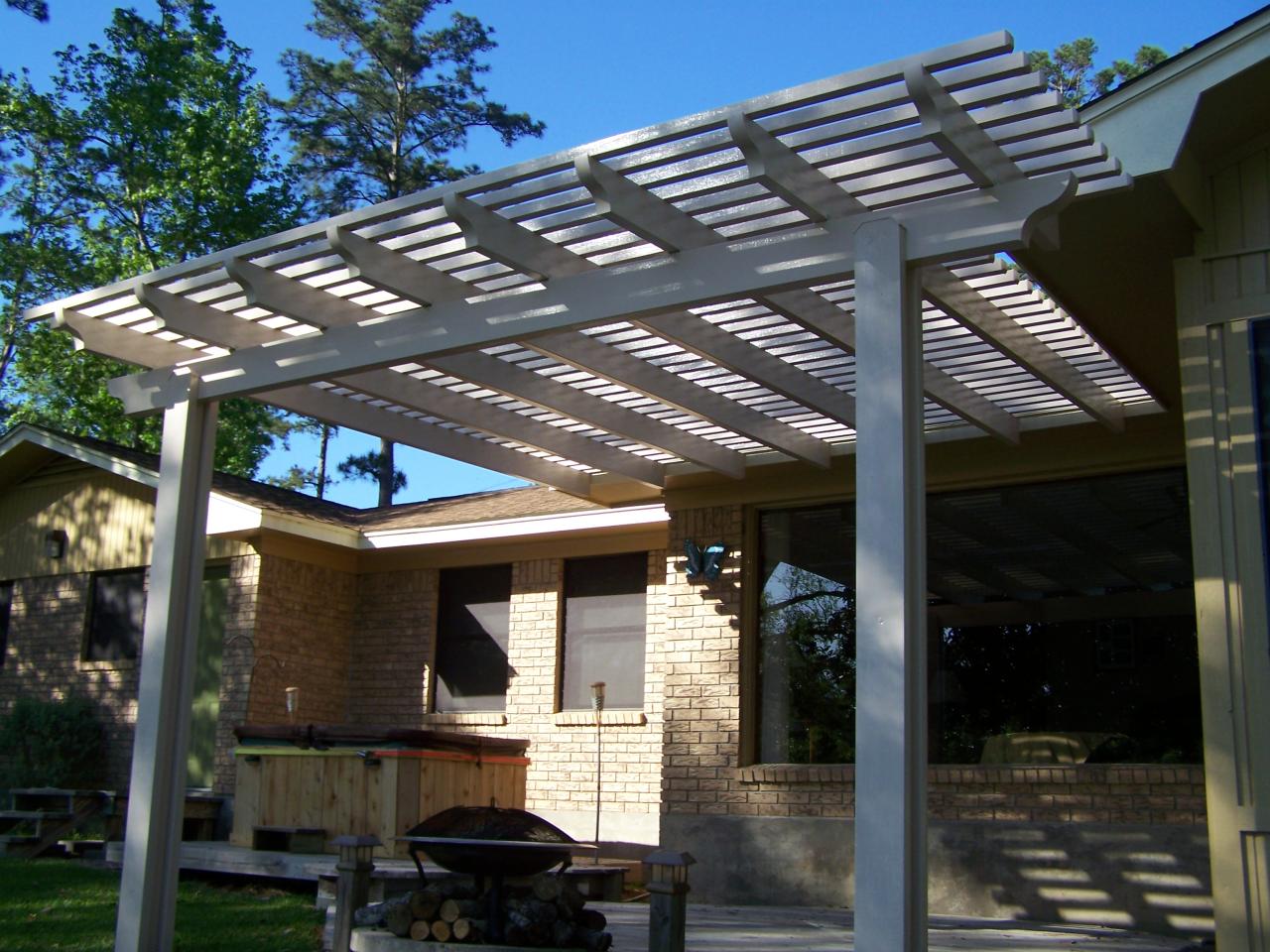 Custom aluminum pergola