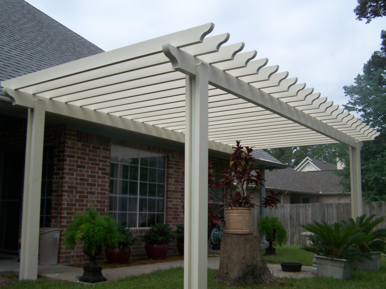 Custom aluminum pergola