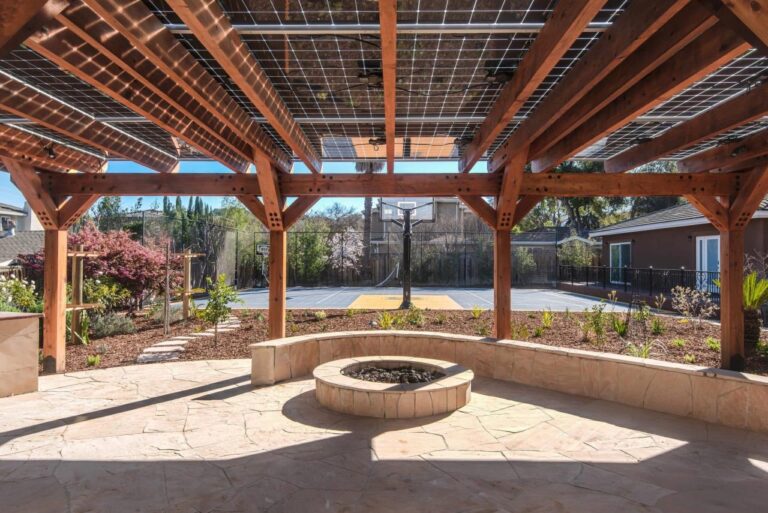 Solar pergola california