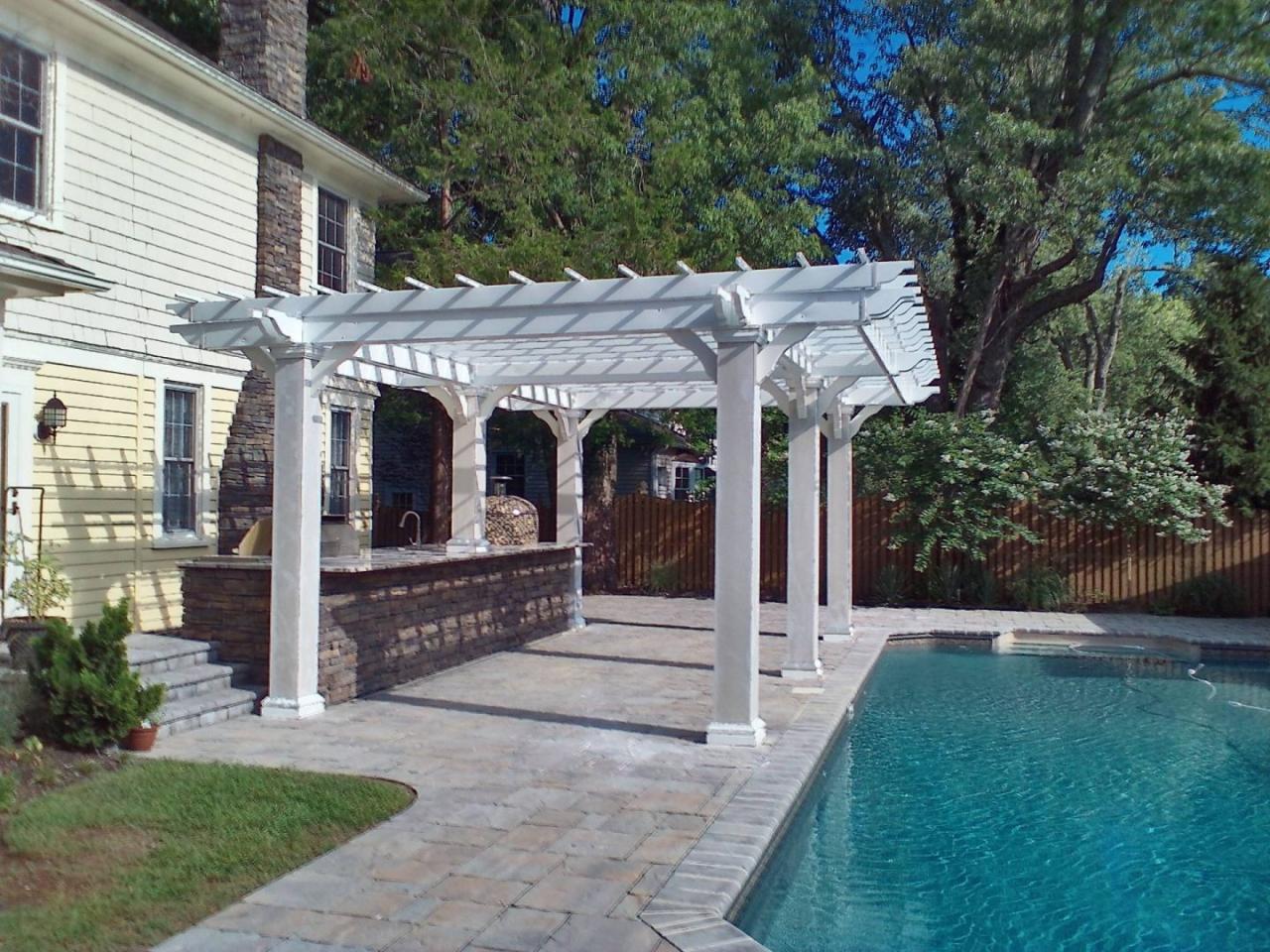 Vinyl pergolas pergola gazebos style