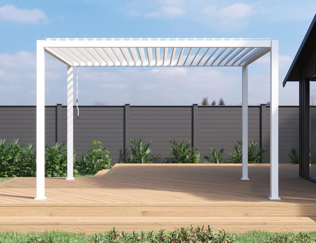 Pergola aluminum rooftop patio