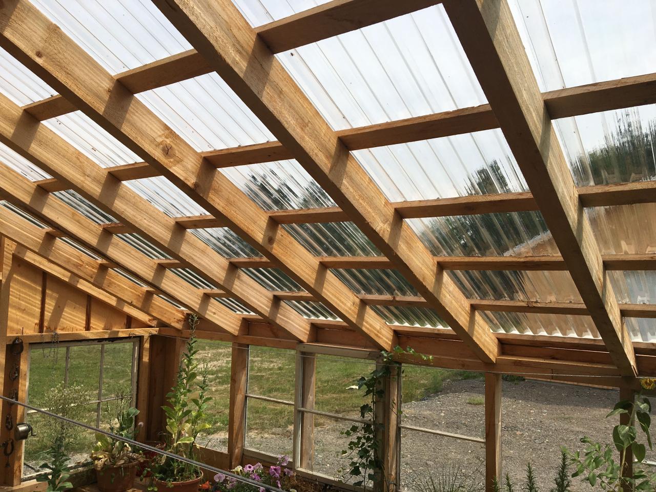 Clear pergola cover