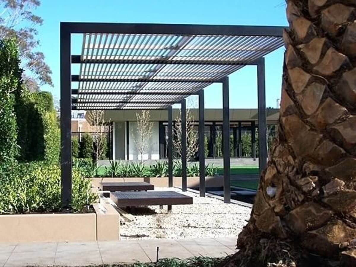 Diy pergola metal