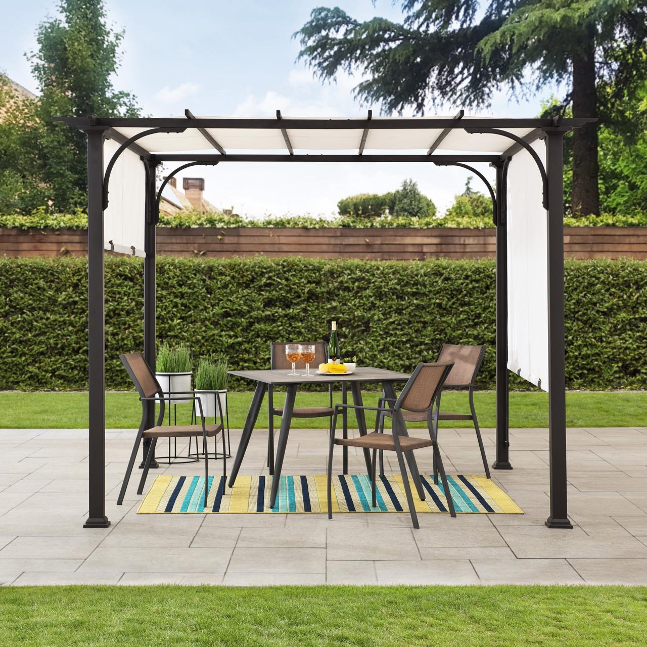 Metal pergola 10x10