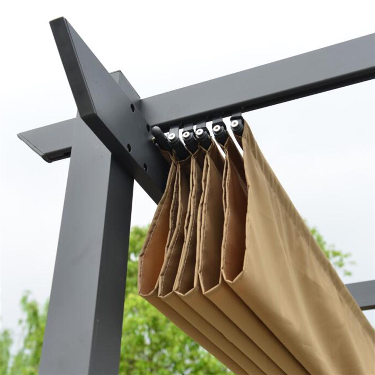 Cloth pergola shade