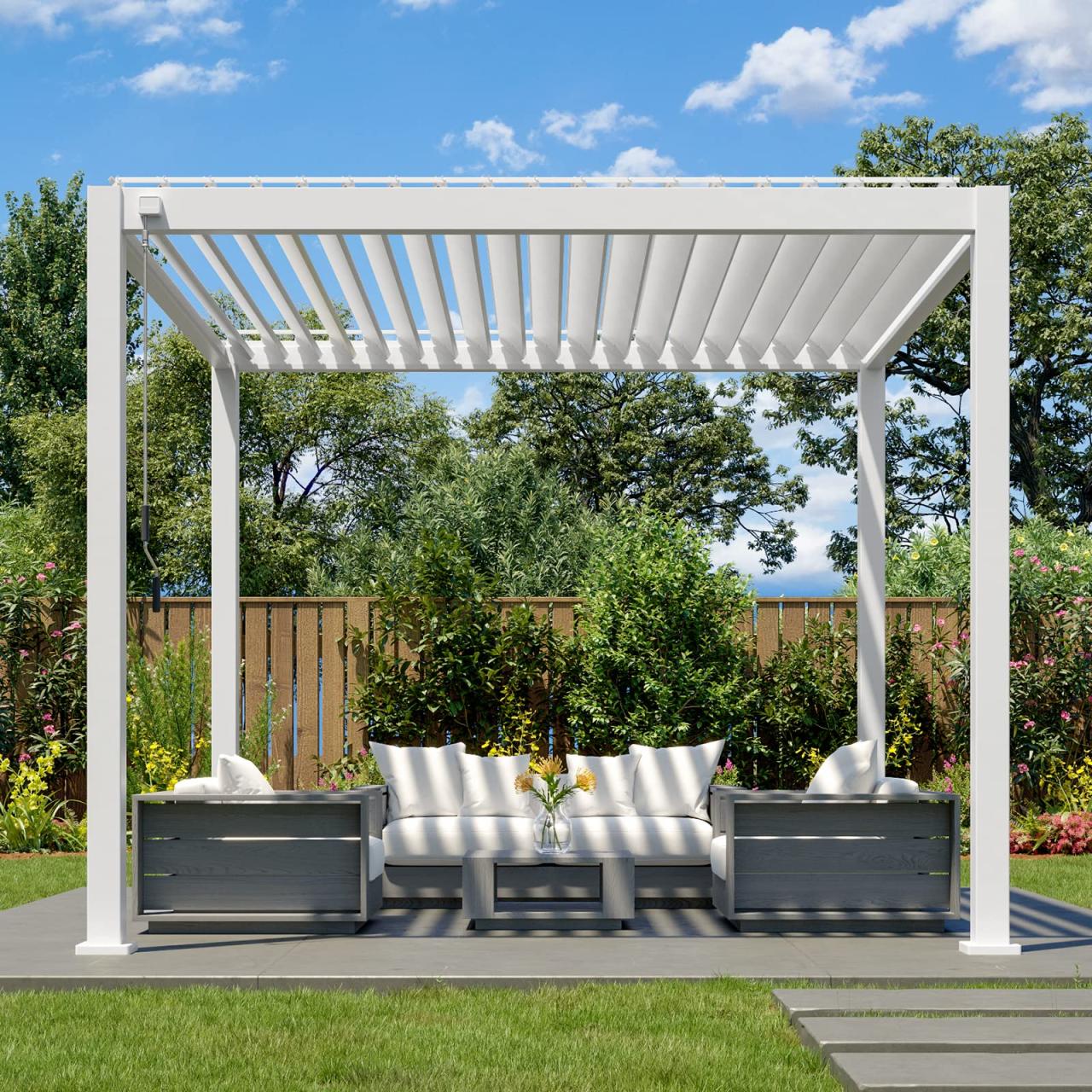 Aluminum pergola parts