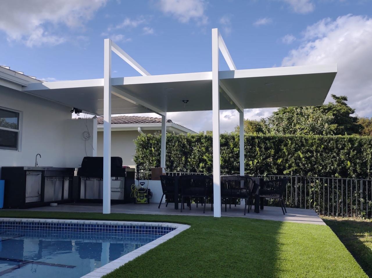 Aluminum pergola miami