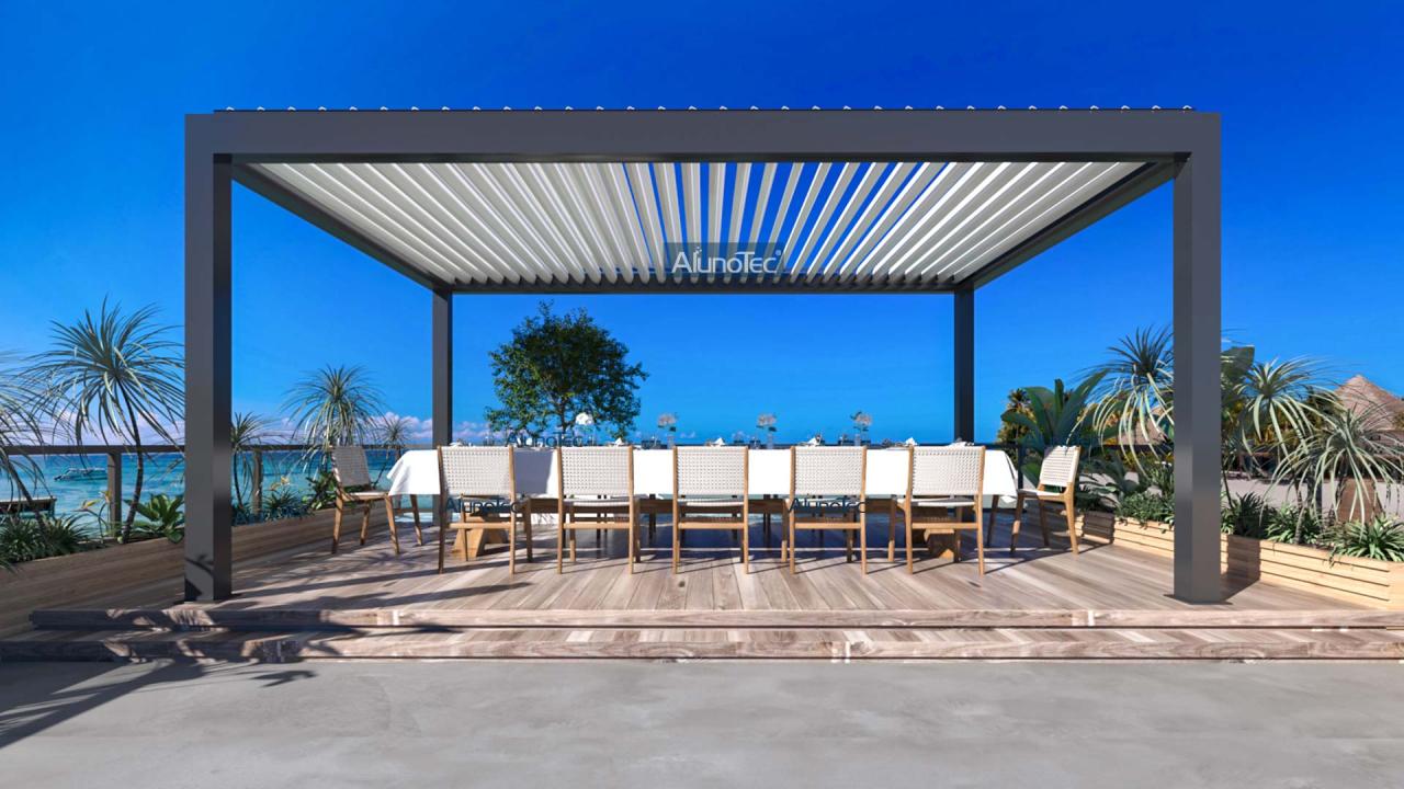 Aluminum pergola manufacturers