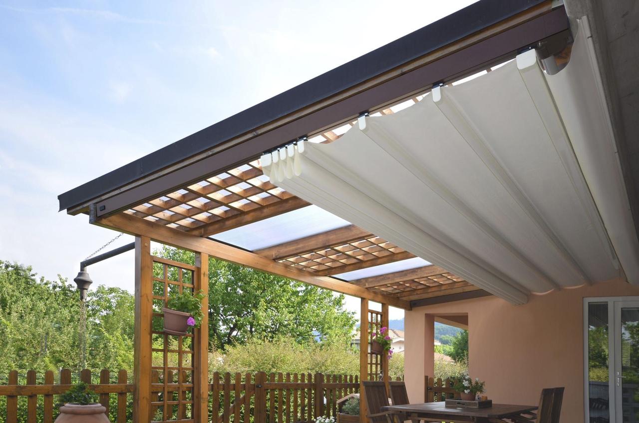 Pergola canopy retractable 12x16 outdoor breeze