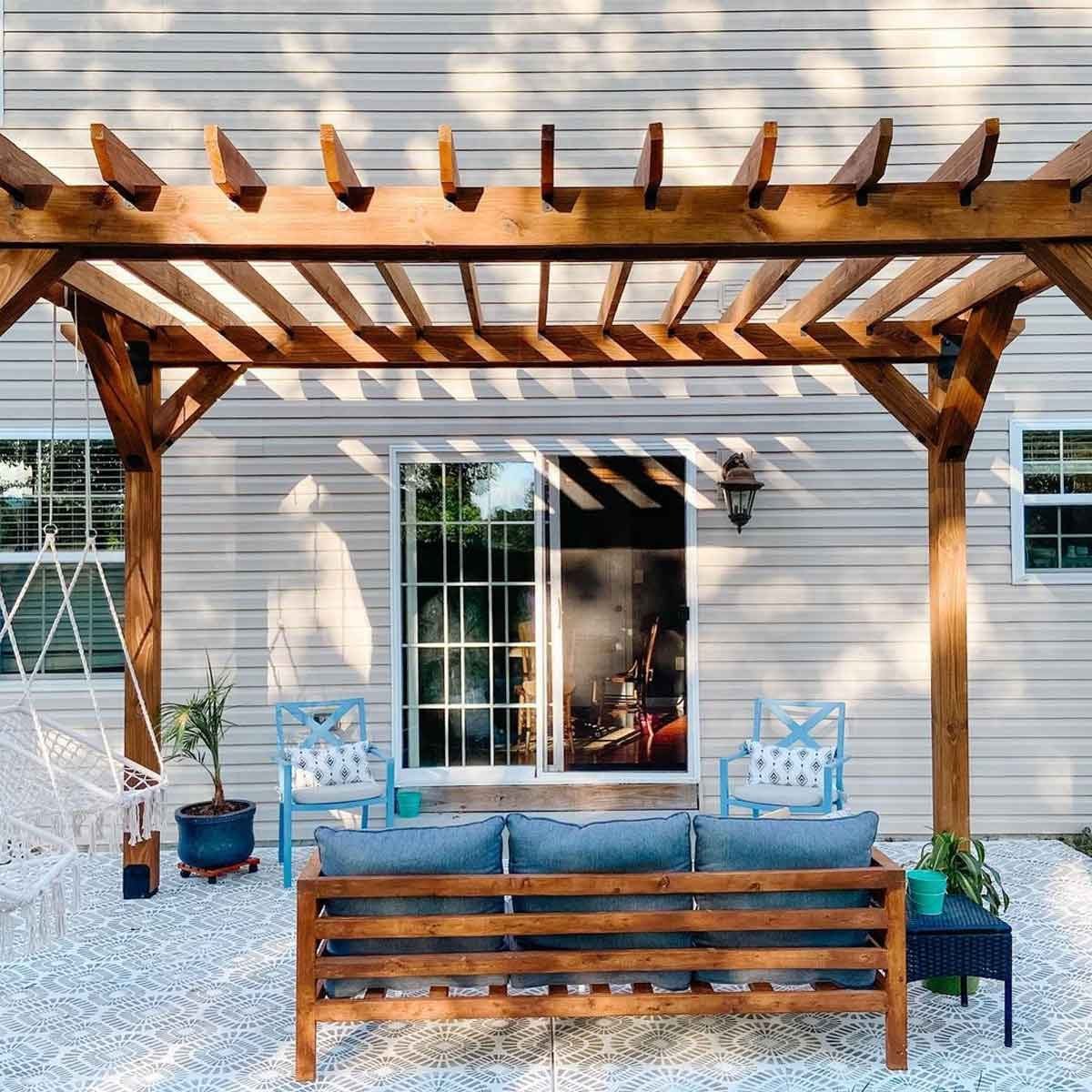 Pergola ideas backyard