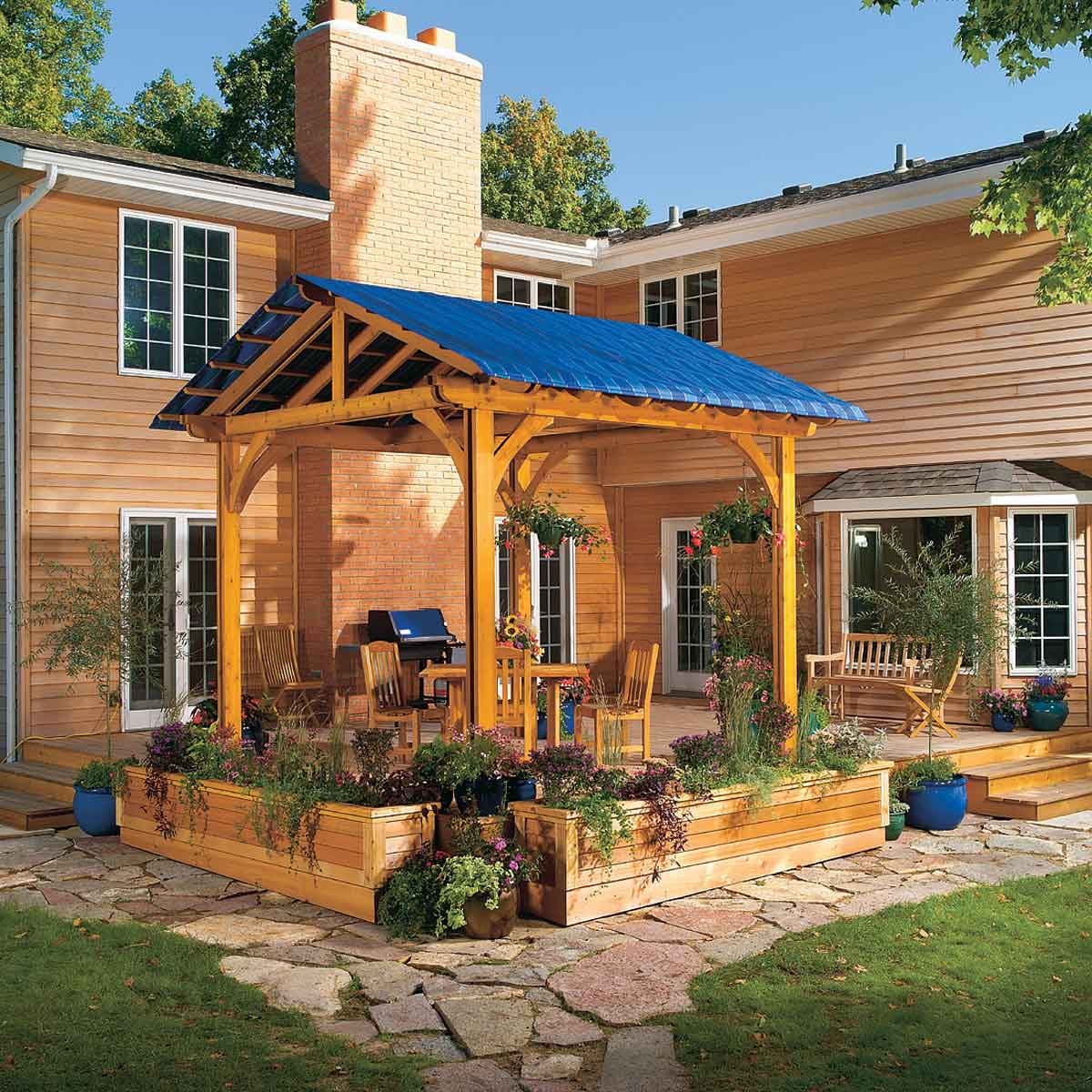 Pergola deck covers handyman repairing updating familyhandyman makeovers designing