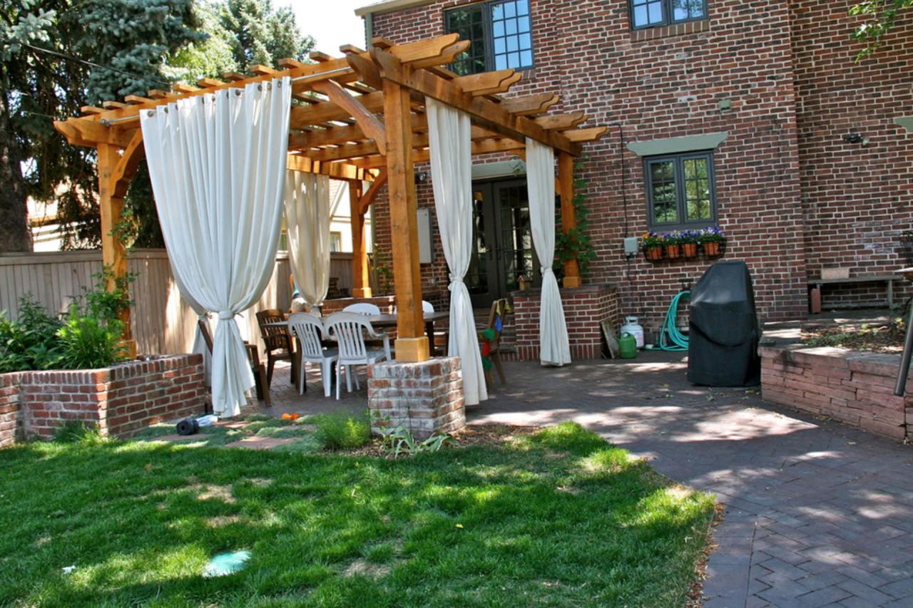 Rods pergola privacy trend4homy