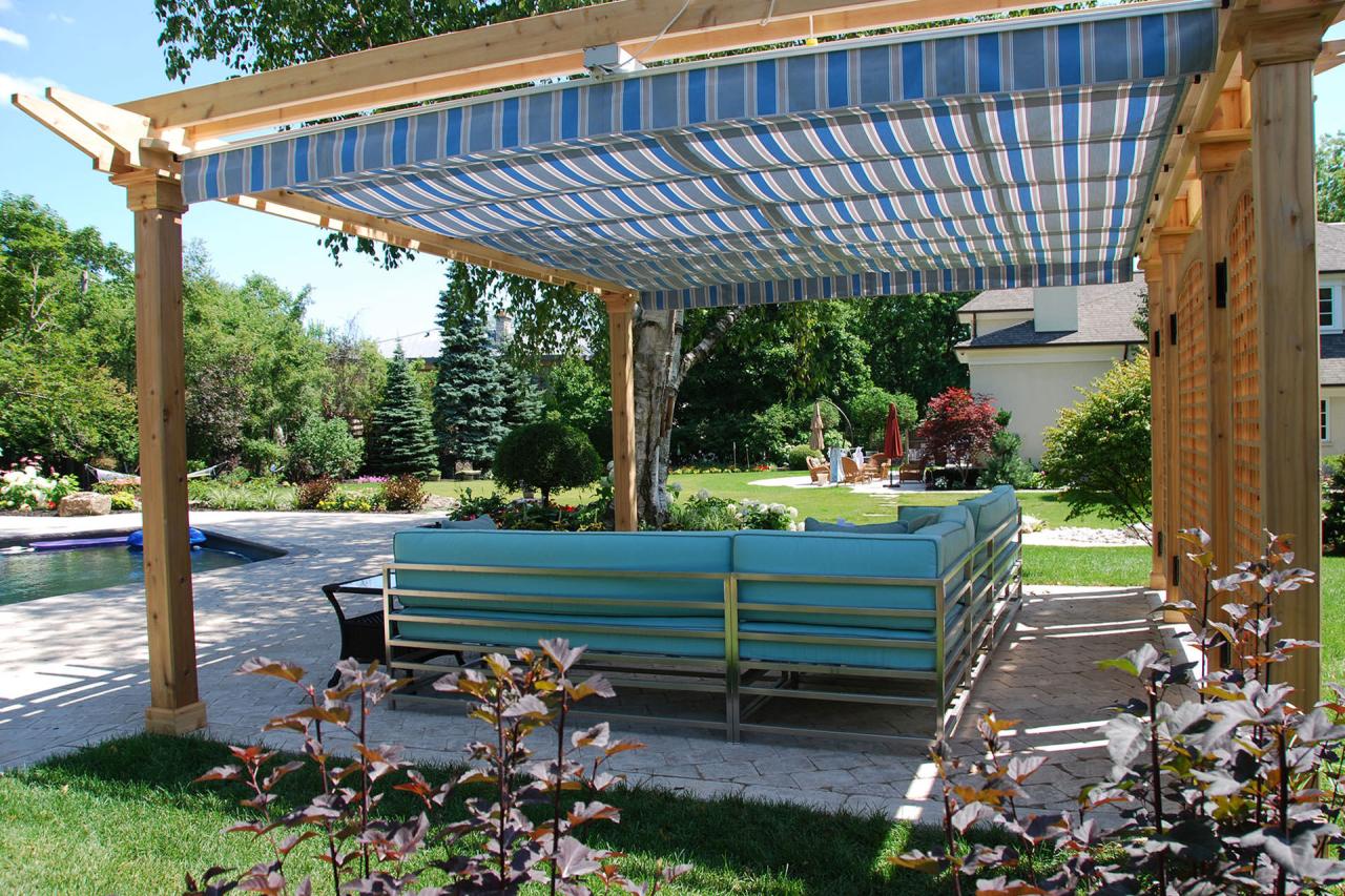 Pergola retractable canopy covers canopies shadefx pergolas outdoor rain morris plains freestanding yard sun protection front shadefxcanopies