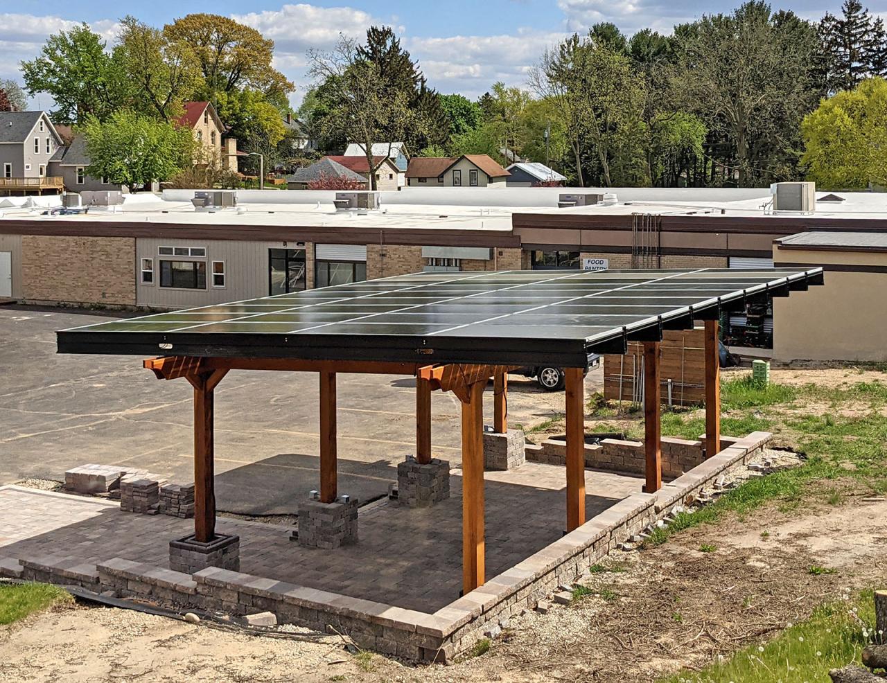 Solar pergola cost