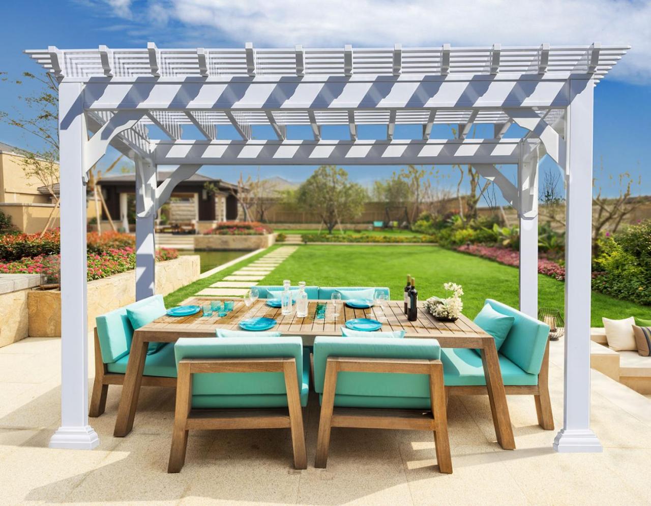 Pergola fe santa amish vinyl kit dutchcrafters enlarge sold