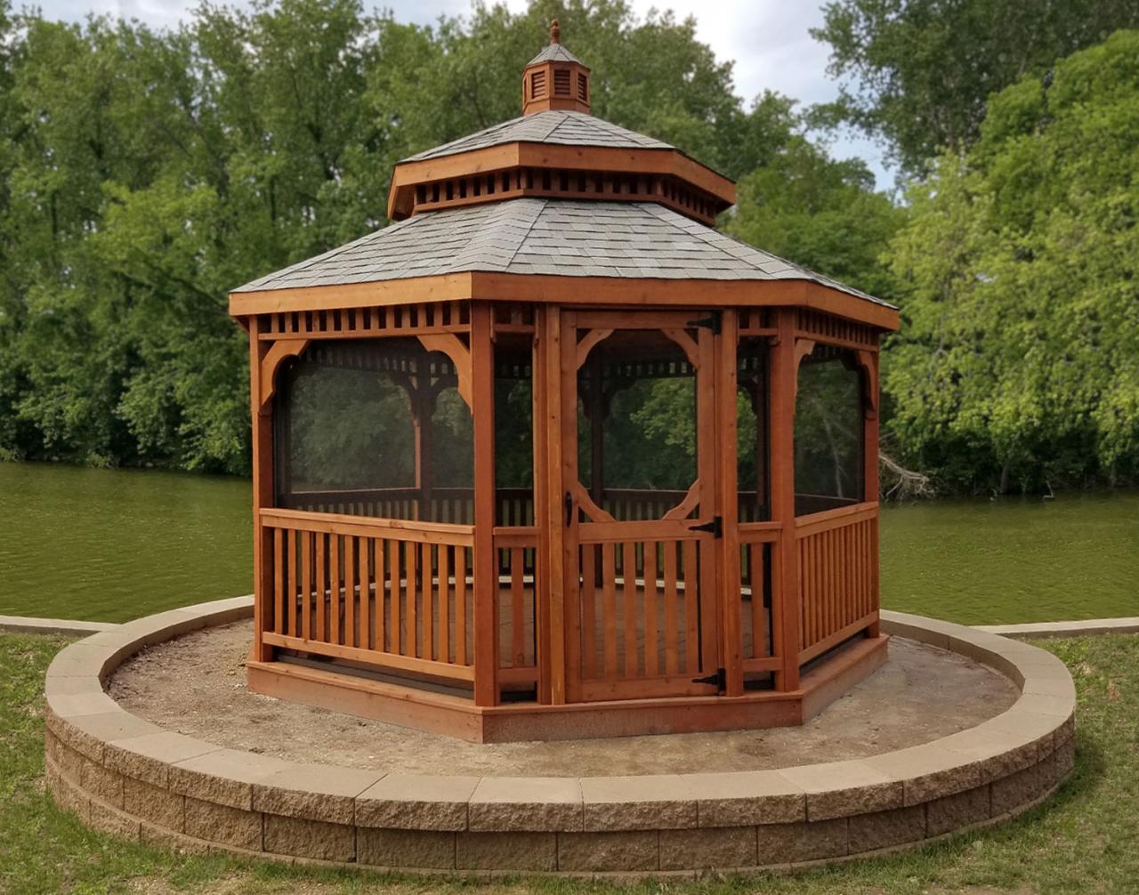 Gazebo permit owning benefits wood designs drawings many deck outdoor gazebos drawing preview drafting variety uses structure there large acadia