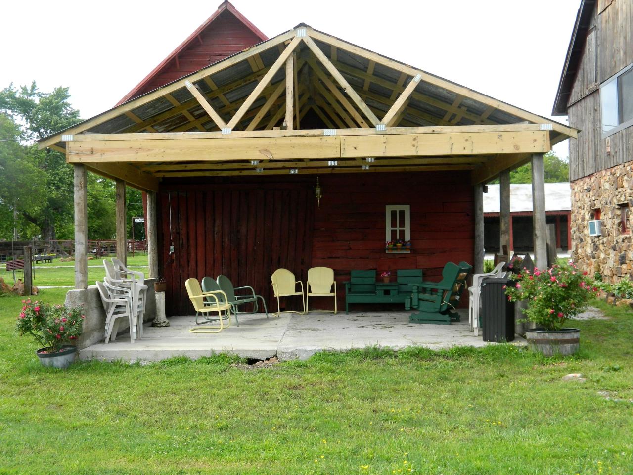 Berkley jensen 14' x 10' cedar wood with fabric top pergola