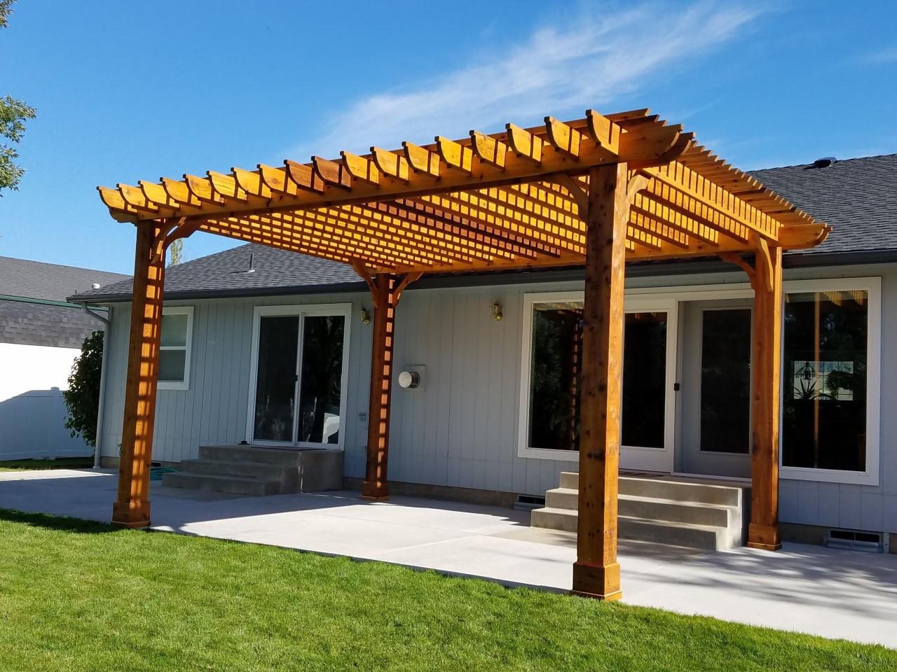 Solar pergola kits