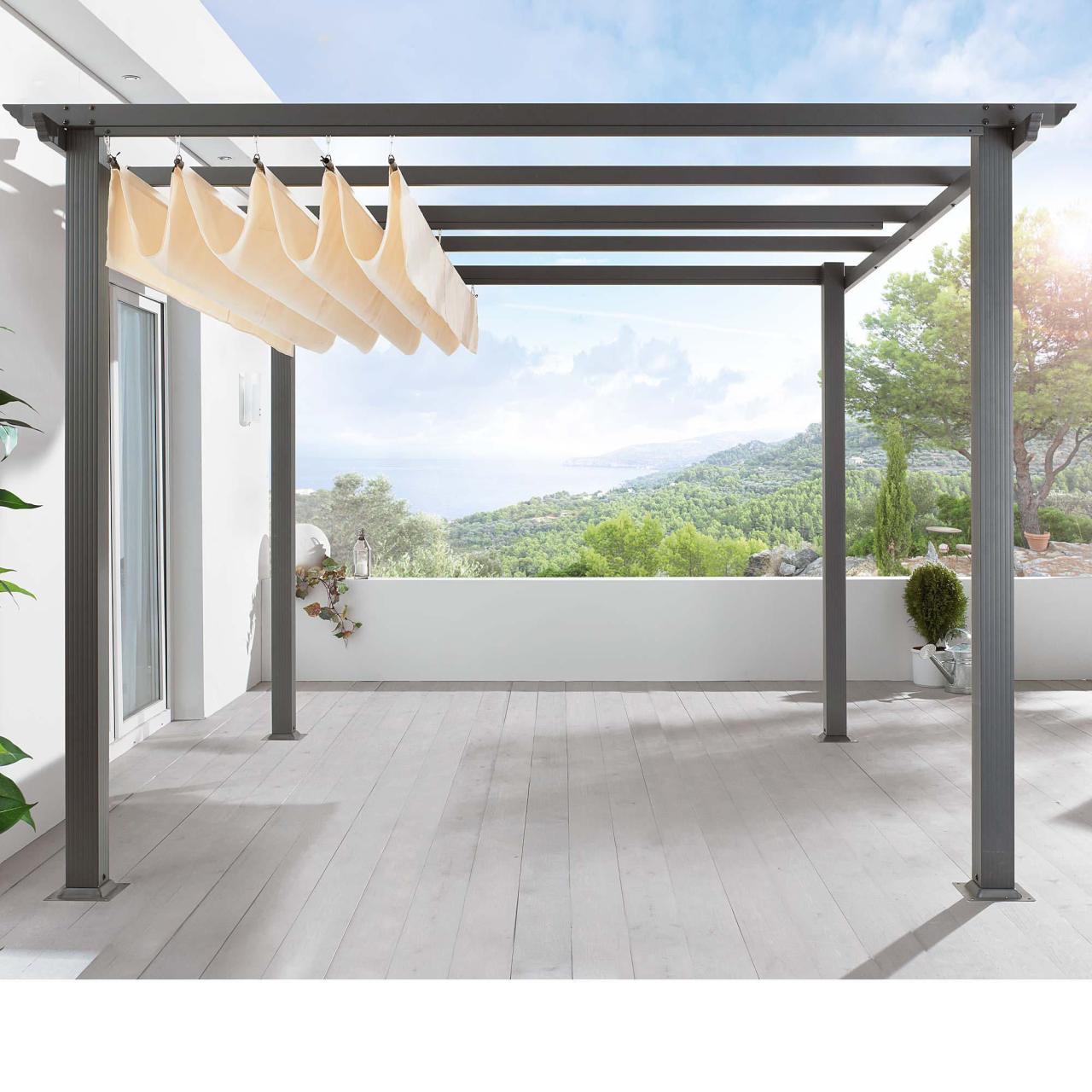 Canvas pergola cover