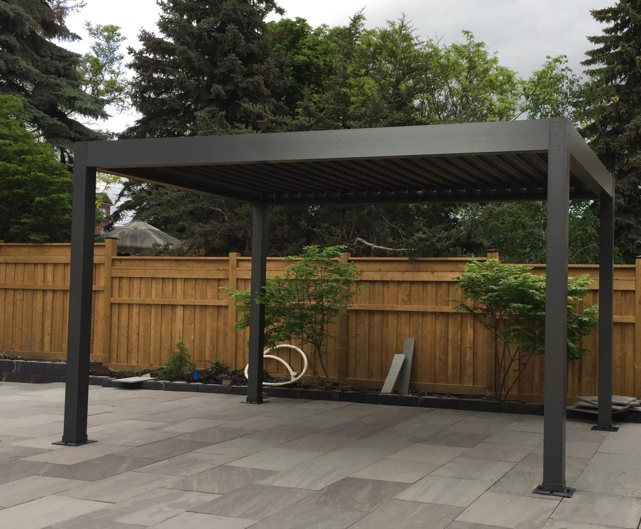 Aluminum pergola kits