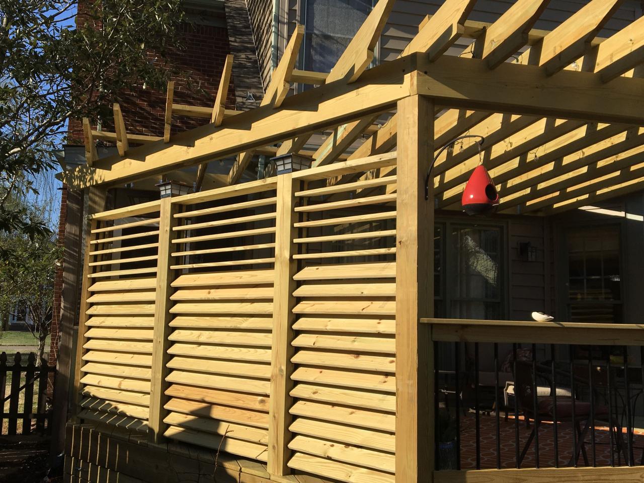 Diy louvered pergola