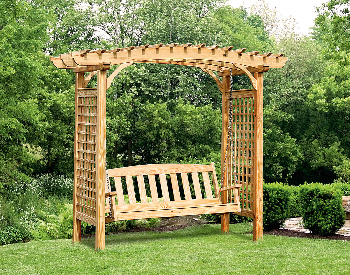 Pergola shade swings kits