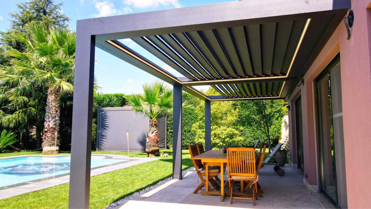 Pergola bioclimatique