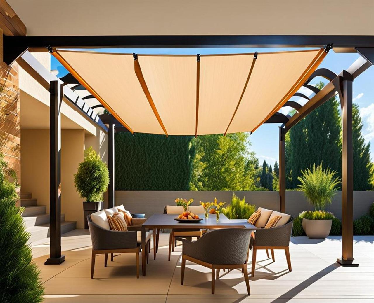 Pergola shade covers