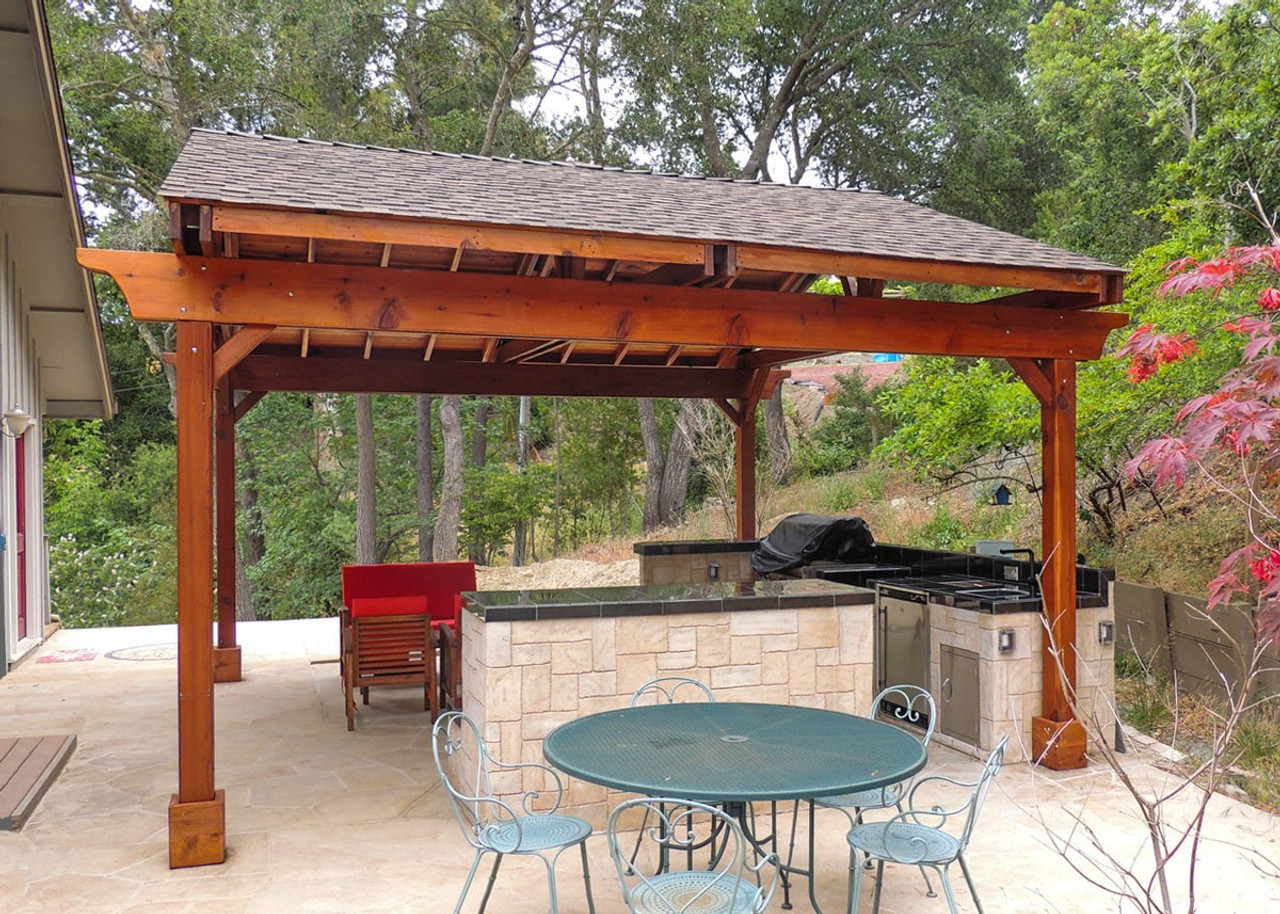 Covered pergola kits