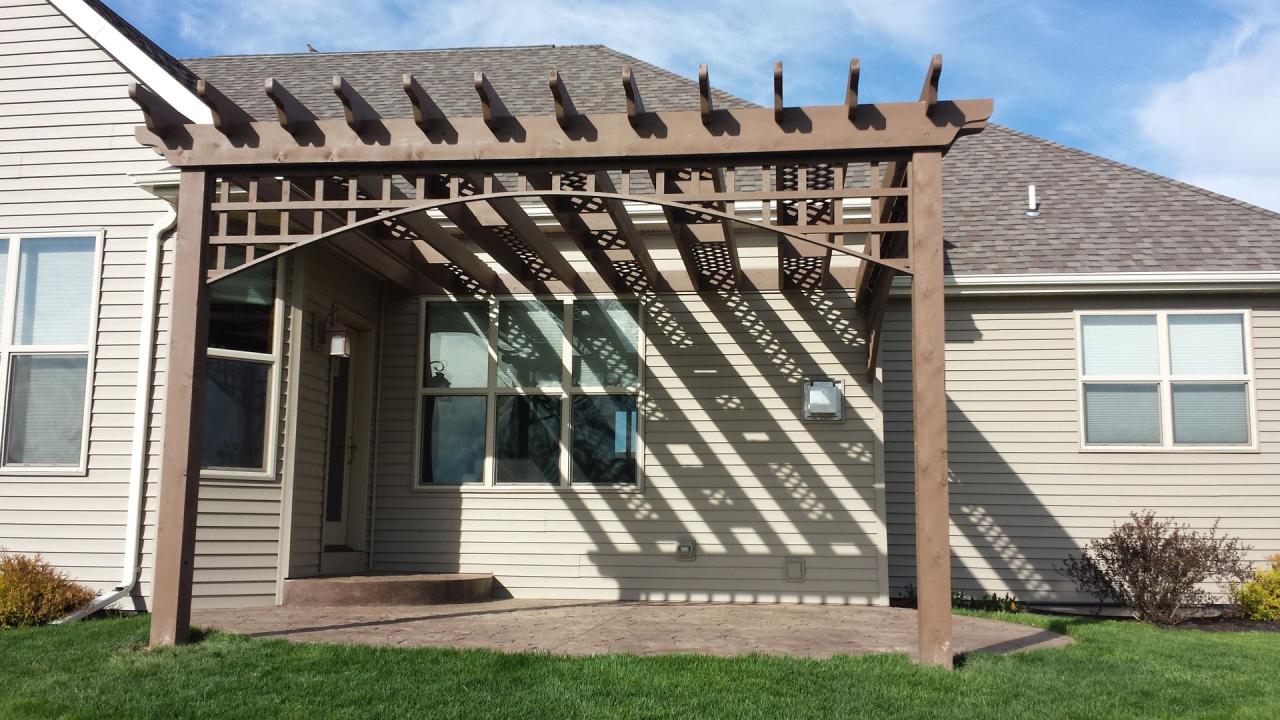 Pergola cedar