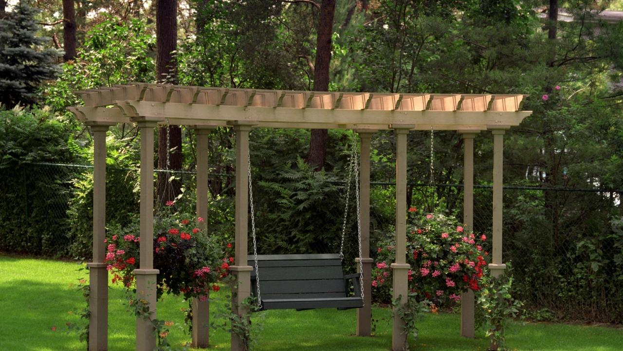 Pergola swing wooden ideas swings cedar beautiful outdoor backyard wood arbor garden corner patio yard diy designs gazebo quiet bois