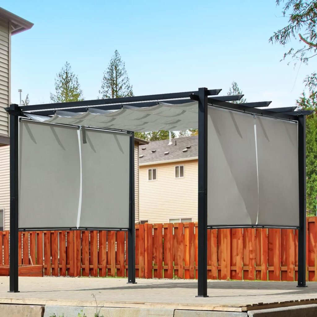 Aluminium aluminum gazebo shading 4x3 pergolas