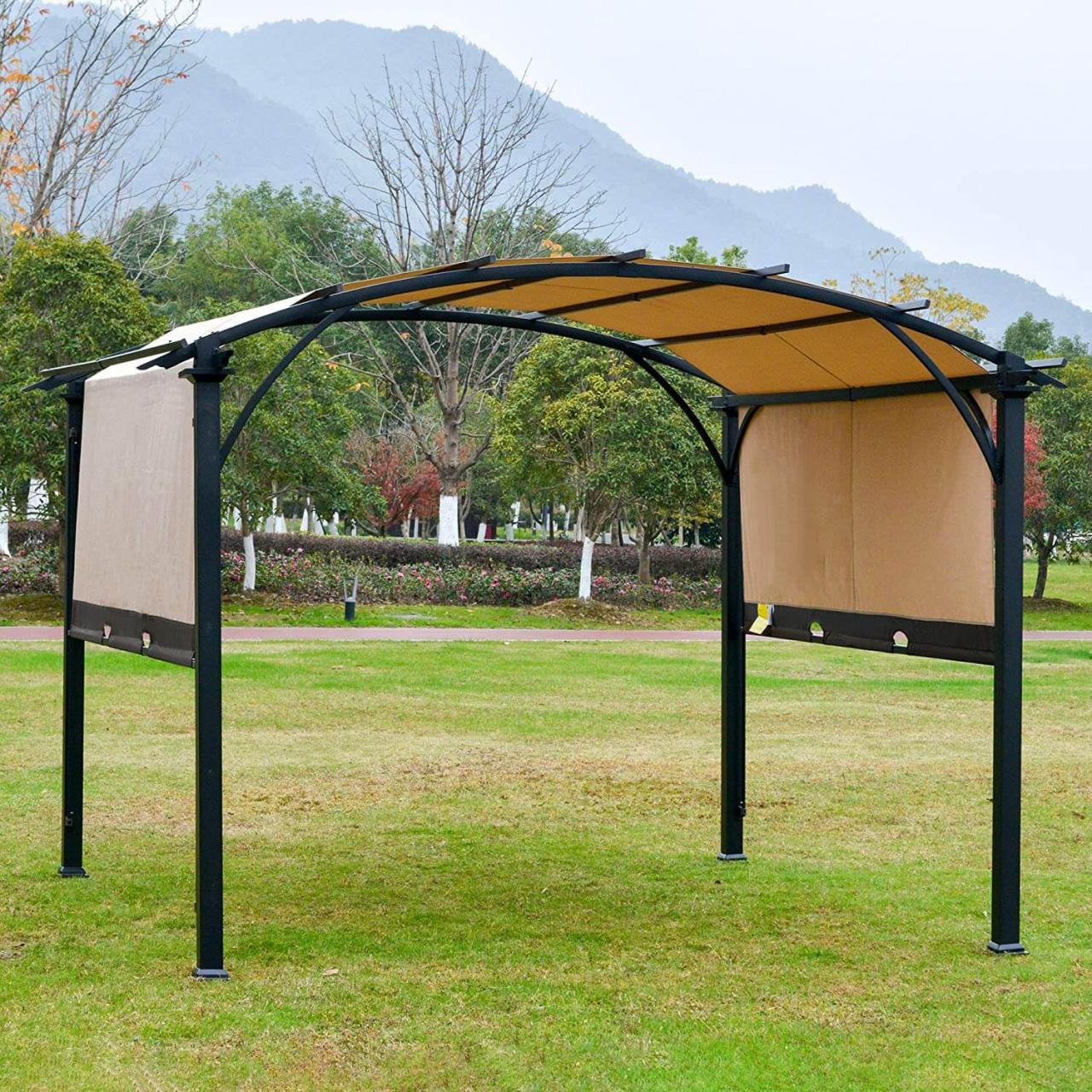 Metal pergola kits