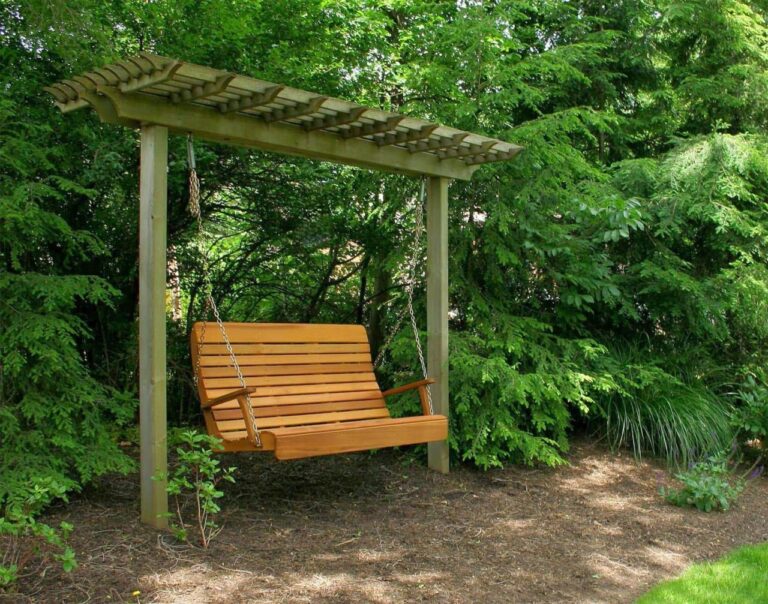 Pergola swing ideas