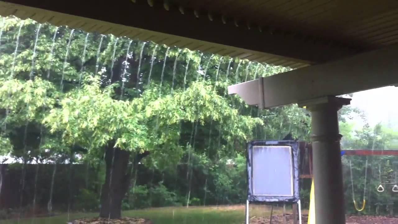 Pergola cover rain