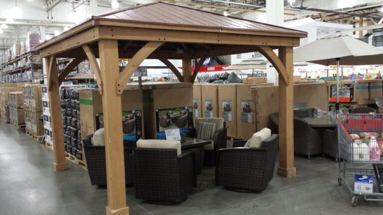 Louvered pergola costco