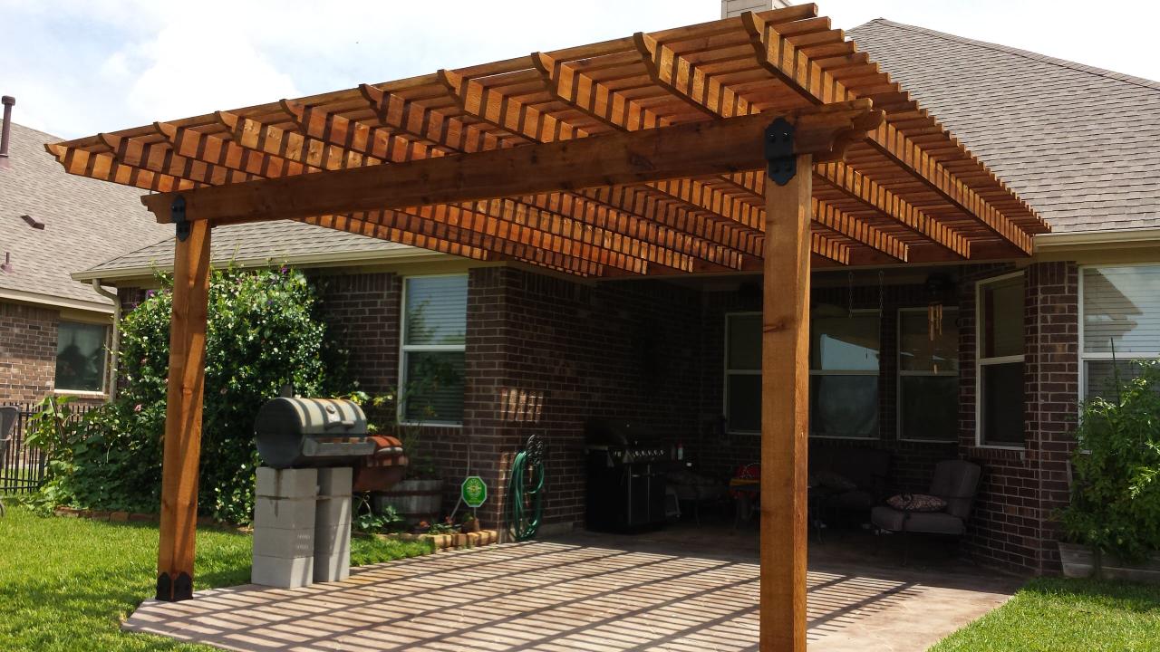 Pergolas pergola attached house simple patio designs deck over backyard ideas back upper diy plans want building roof photobucket outdoor