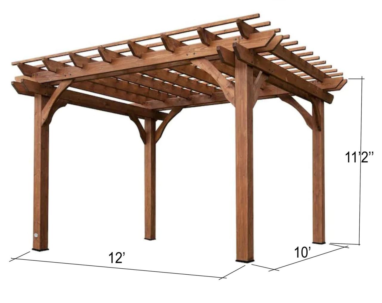 Pergola pergolas metric walkway shade