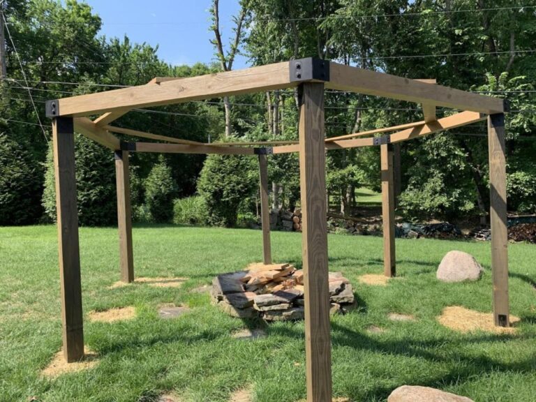 Pergola steel brackets pylex gazebo 6x6 equerre poteau terrace connecting carre fixation