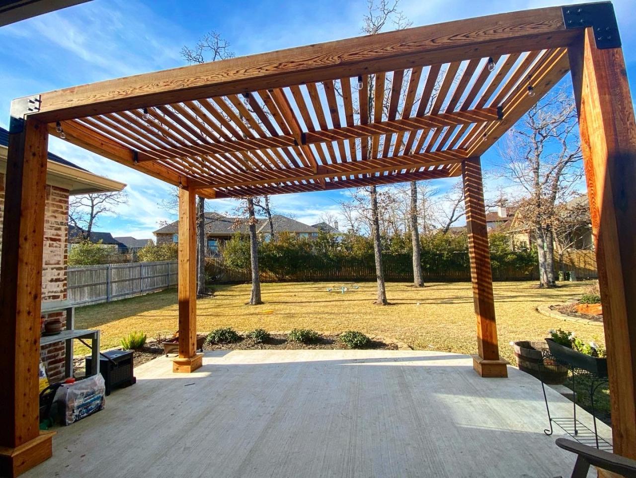 Pergola timber louvered pergolas redwood kit foreverredwood louvers