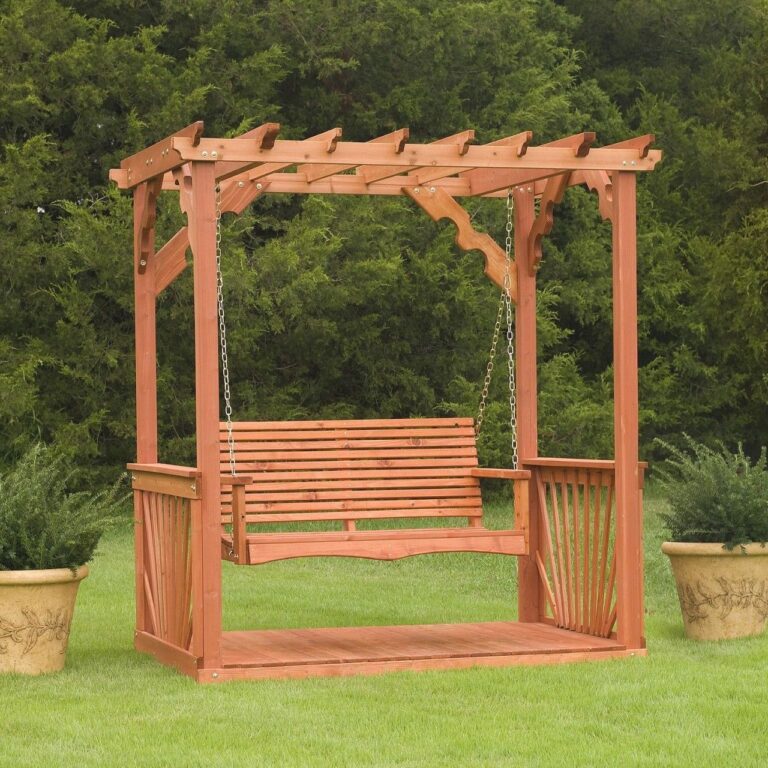 Pergola swing frame