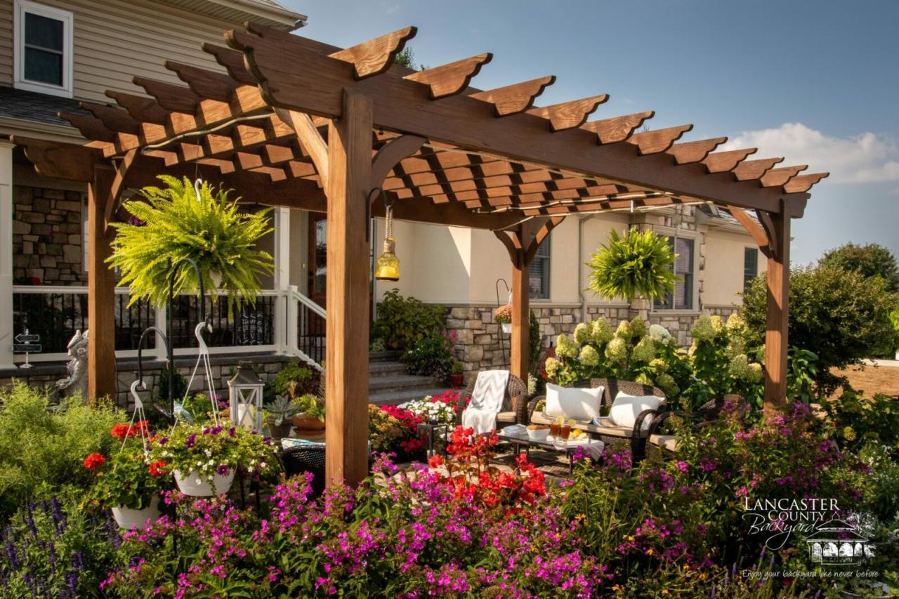 Pergola attached pergolas