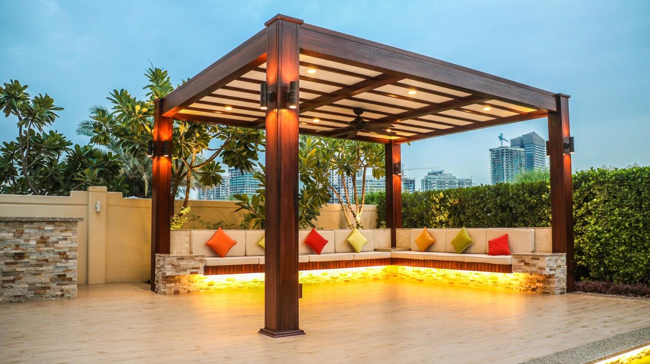 Luxury pergola