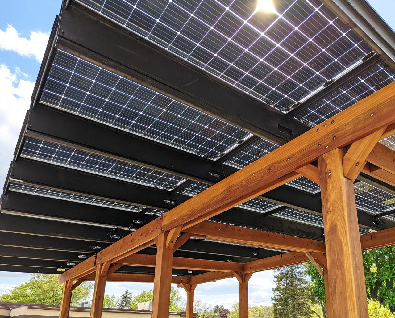 Pergola pergolas bifacial canopy