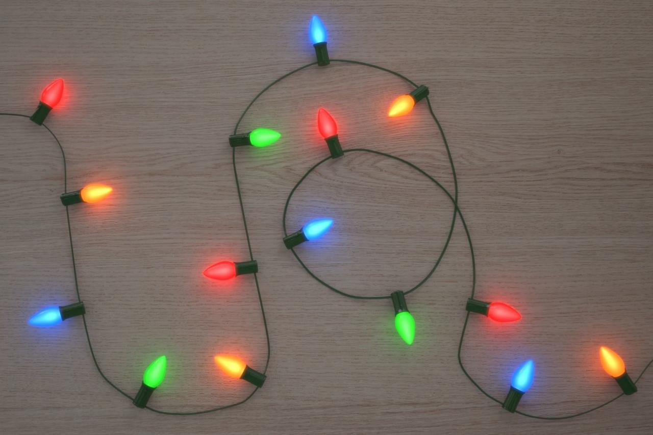 Christmas lights string 3d v5 models model poly low lamp furniture cgtrader vr ar