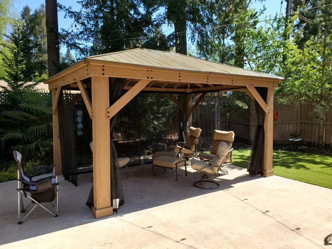 Costco louvered pergola